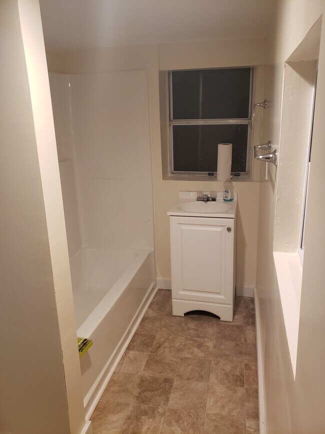 Bathroom with brand new shower and vanity - 21 2nd Ave
