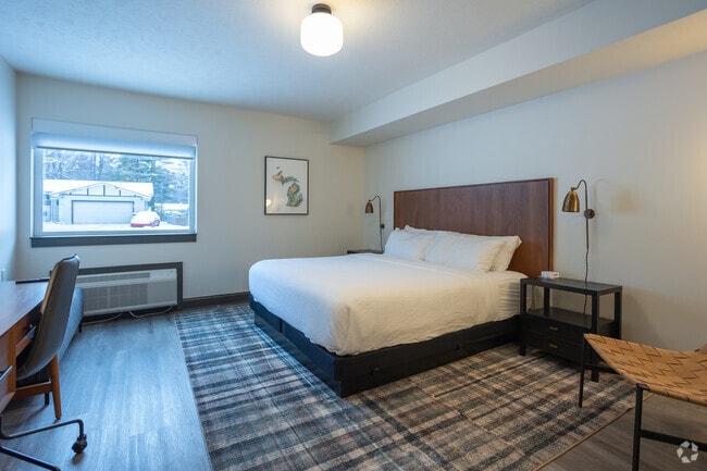 1BR, 1BA - 300SF - Bedroom - Studio's at The Vic