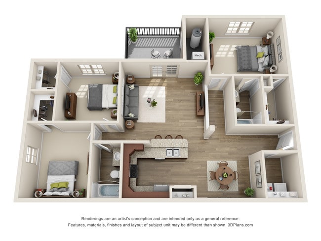3 habitaciones - The Gables at Veterans