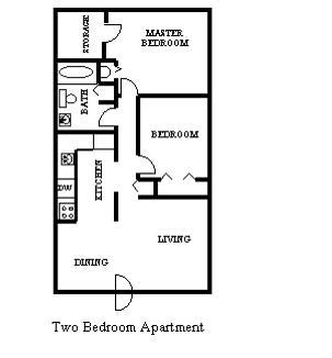 2BR/1BA - Lincoln Pines