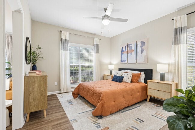 2BR, 2BA - 1,204SF - Primary Bedroom - Decatur Highlands