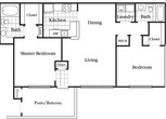 2 Bedroom 2 Bath Standard