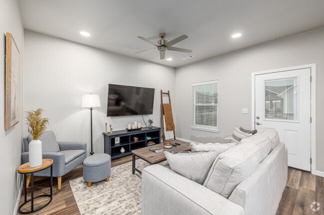 2BR, 2BA - 1,282SF - Living Room - The Villas at Palecero