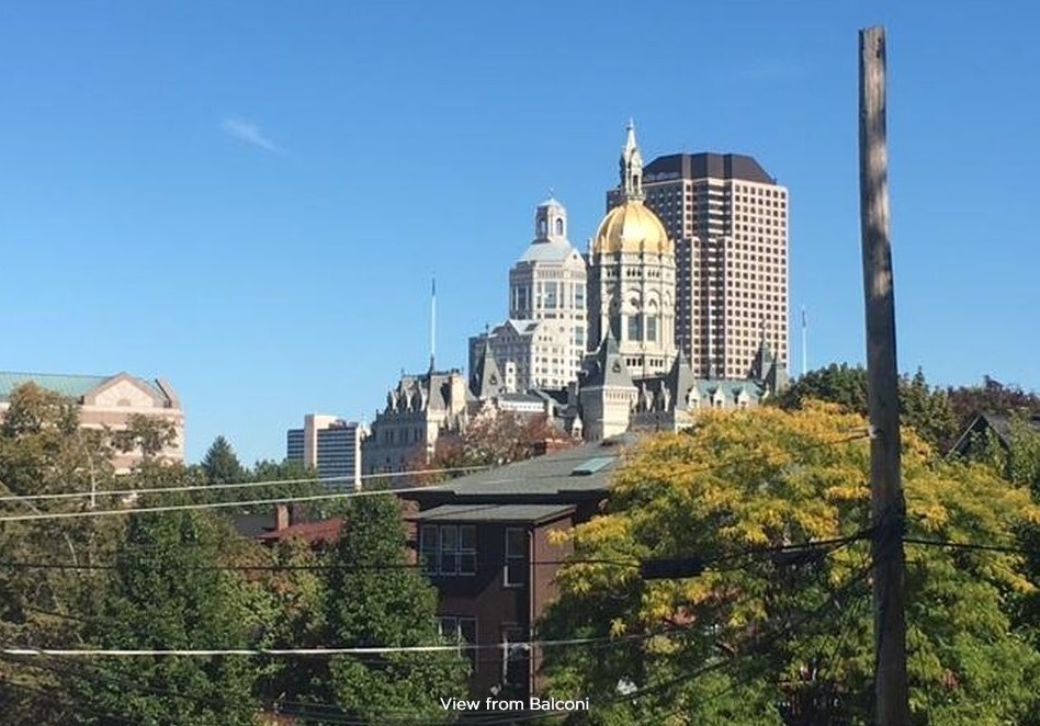 View from balcony in back patio - 538 Broad St