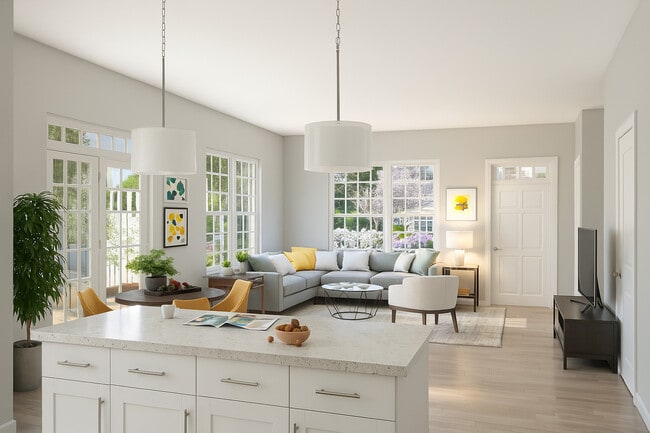 Living Room - Trailside Apartments