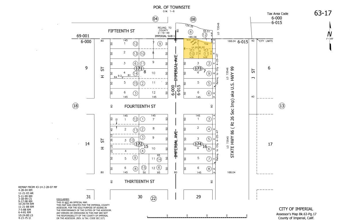 Plat Map - 104-108 E 15th St