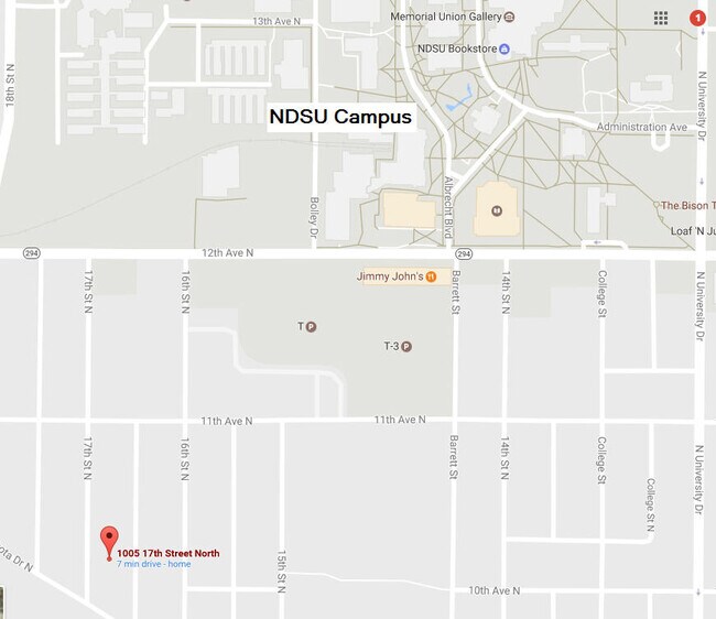 Location - 1005 17th St N
