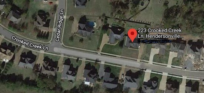 Close to house direction - 223 Crooked Creek Ln