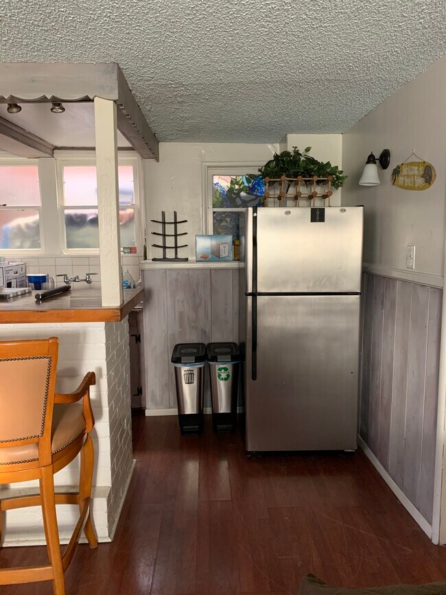 Full size stainless steel refrigerator - 306 17th St