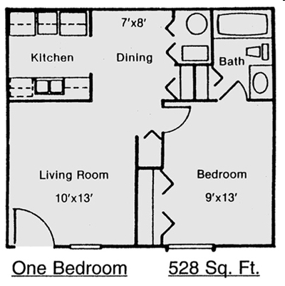 1BR/1BA - Quail Run