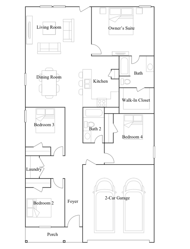 Building Photo - 4 BR /2 BA - 1667 SF Home in Hidden Trails...