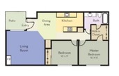 2 BED 1 BATH SINGLE