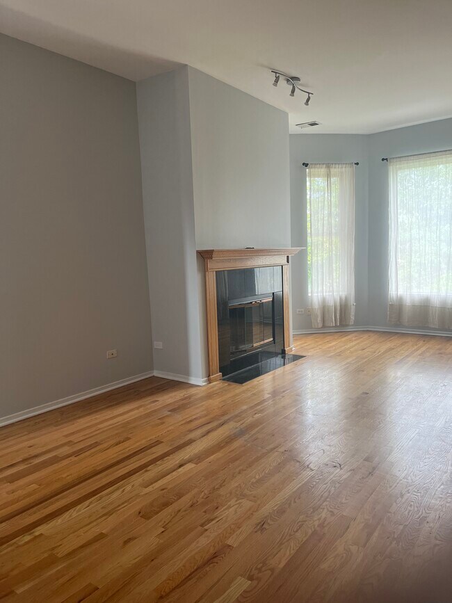 Wood burning fireplace - 2510 N Kedzie Blvd