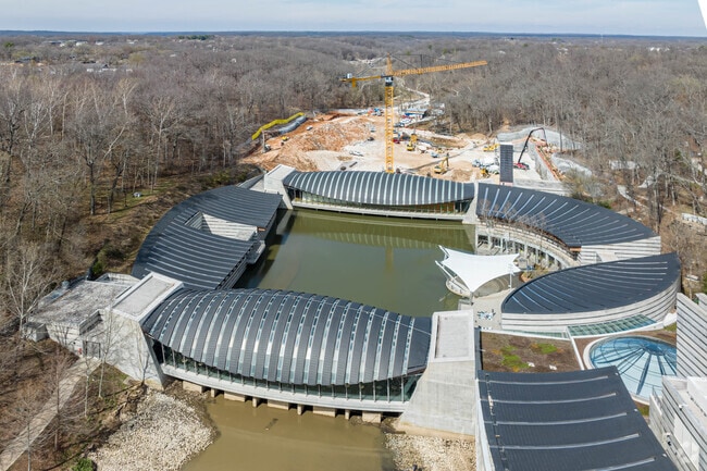 Crystal Bridges Museum of American Art is minutes away from Rogers.
