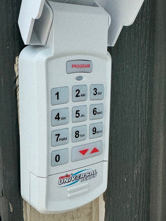 Garage keypad - 7526 Banner Ct