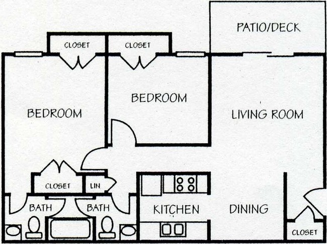 2HAB/1.5BA - Raible Place Apartments