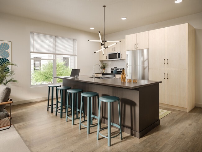 Kitchen - VERVE Orlando Apartments