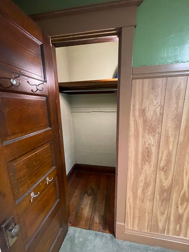 Closet inside large main living area - 216 E Franklin St