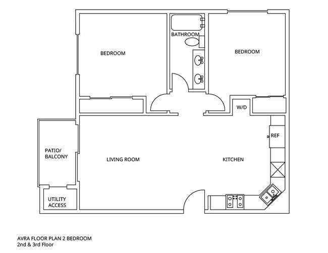 860 sq. 2x1 - Avra at Coolidge Apartments