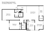 2BR 2BA (1130sf)