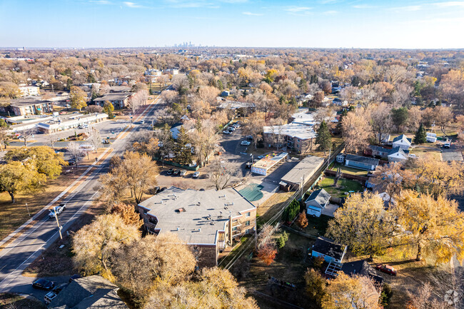 Aerial Photo - Broadway Village Apartments