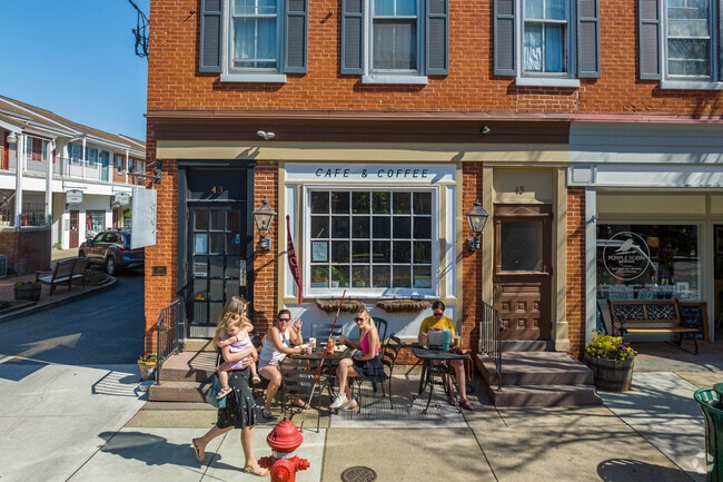 There are plenty of outdoor dining options on Main Street in Lititz.