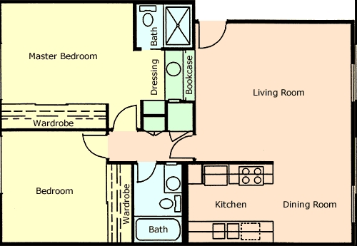 2BR/1.5BA - Woodlake