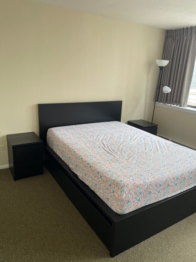 IKEA bed frame (bedside tables not included) - 3110 N Sheridan Rd