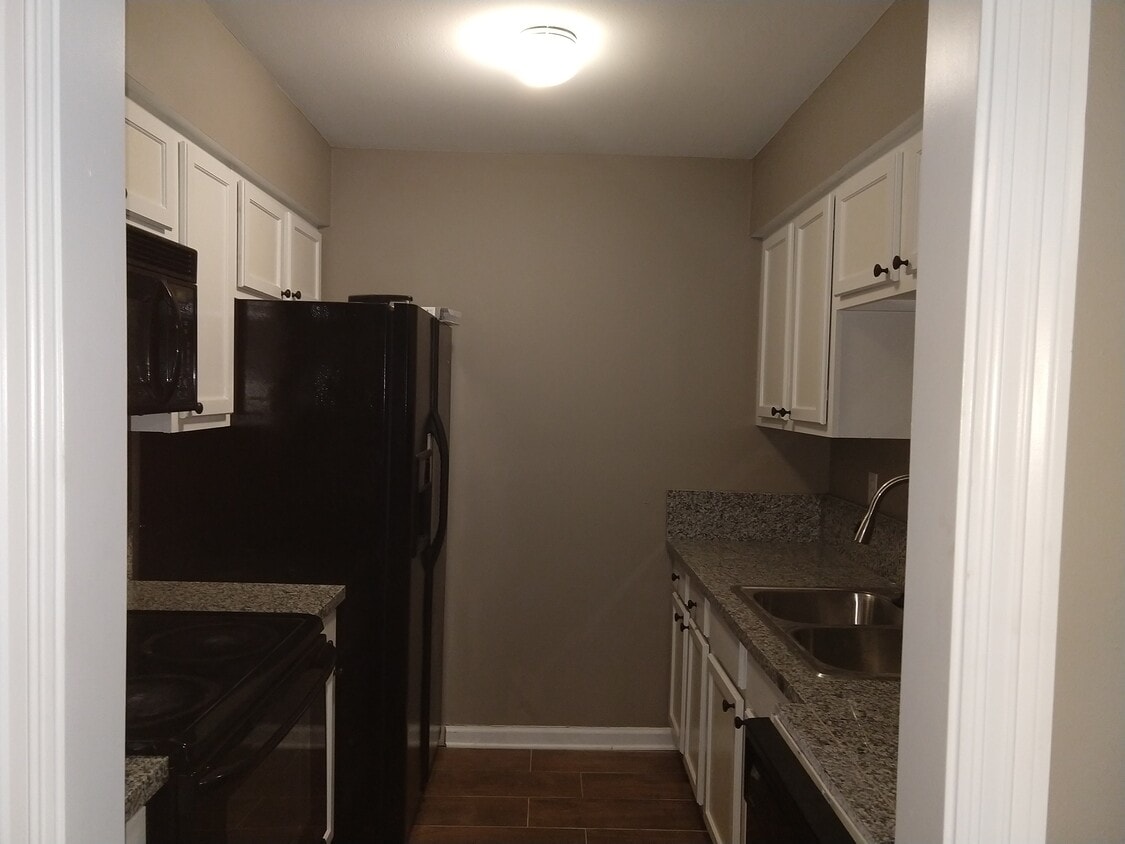 Renovated kitchen with new cabinets, countertop, and sink! - 3129 O'Neal Ln