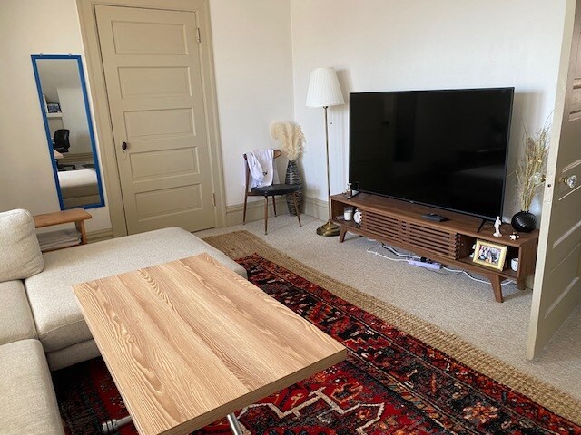Living Room View #1 - door is to a very large storage closet - 1360 Denniston St
