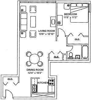 Williard House – Standard One Bedroom Suite