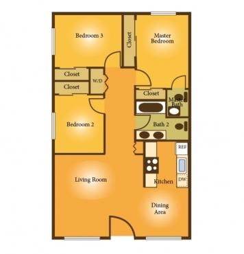 3BR/2BA - Oakwood