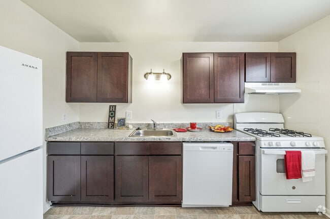 White Oak - 2BR, 1BA - 874SF - Kitchen - Morningside Apartments