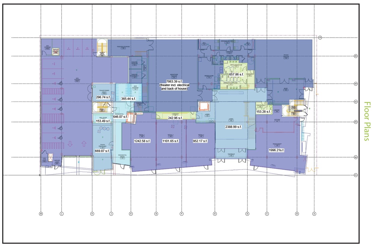 Plano de planta - 12th Avenue Arts