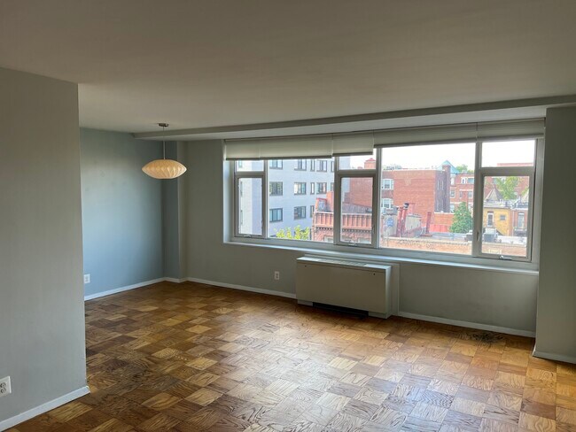 Living room and dining area - 1545 18th St NW