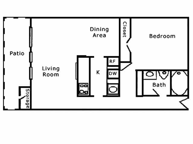 1x1 650 - Franciscan Apartment Homes