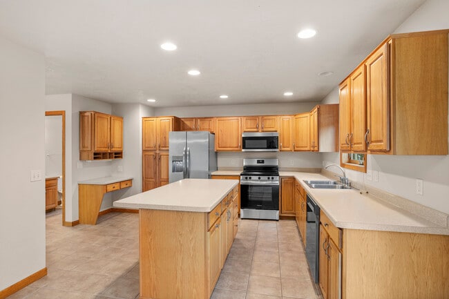 LARGE Island & Planning Desk! - 4828 N Apple Rd