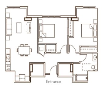 Apartamentos - Ten Fifty B