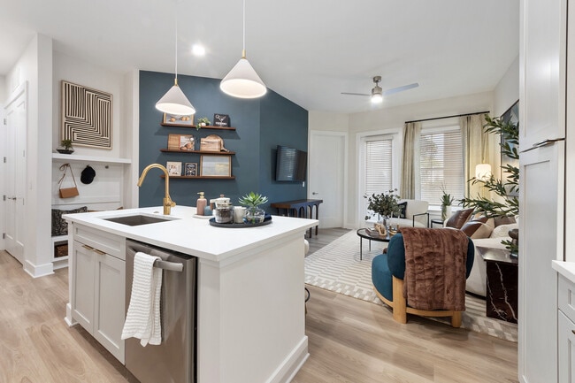 Thoughtfully designed details like built-in hall tree make staying organized effortless - The Residence Peninsula Apartments