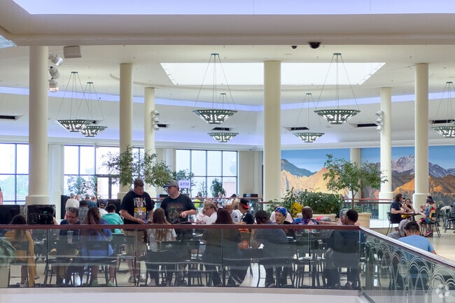 Locals in Pine Creek can always grab a bite to eat in the food court at the Chapel Hills Mall.