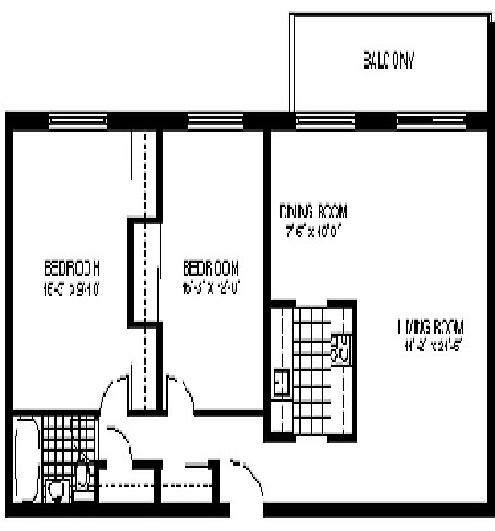 2 chambres/1 salle de bain - Strathclyde