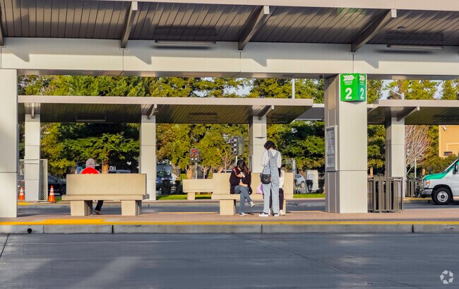 Catch the local transit near UC Stanislaus in Turlock, Ca.