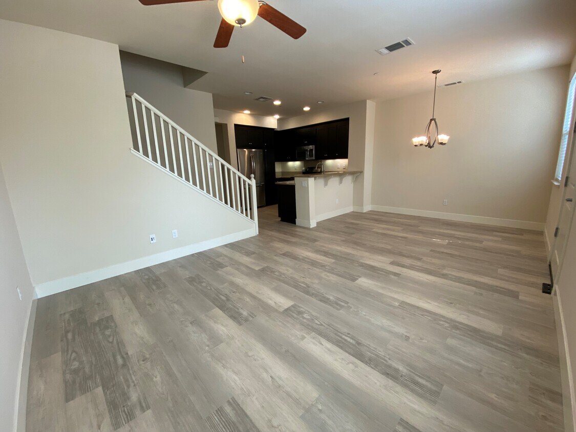 Open Floor Plan Living Room & Dining Room - 2576 Alvin St