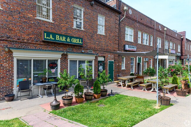 Locals can enjoy a great outdoor atmosphere at the L.A. Bar and Grill in Columbia Heights.