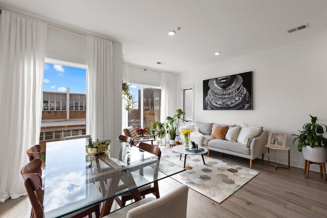 Spacious and bright living room area - 2812 Georgia Ave NW