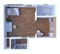 Studio Floor Plan S30 670 3R