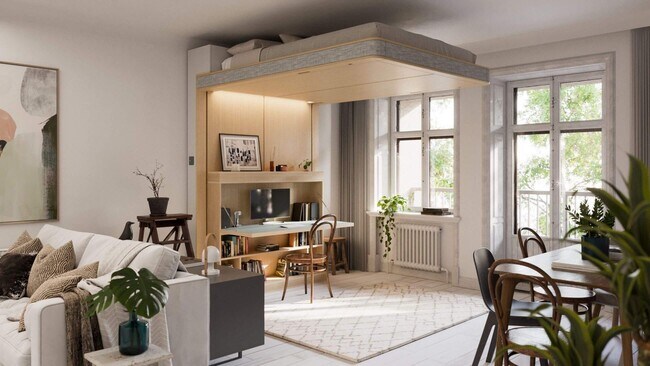 Ejemplo de sofá cama Ori Cloud - C & C Residences