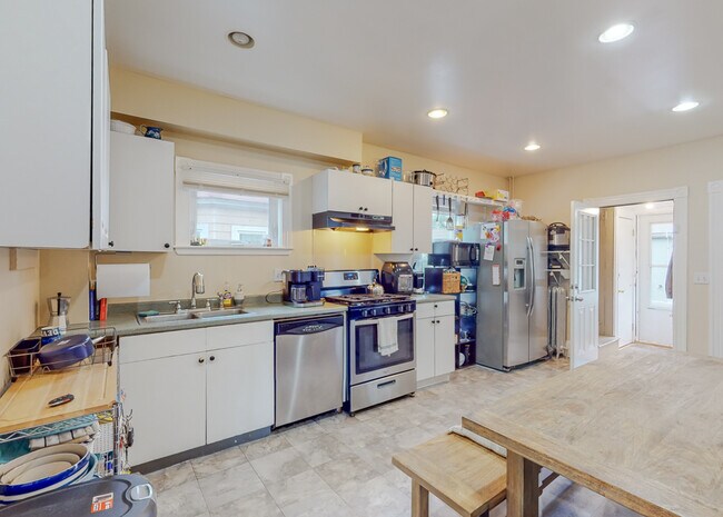 Kitchen with updated appliances - 15 Raymond St