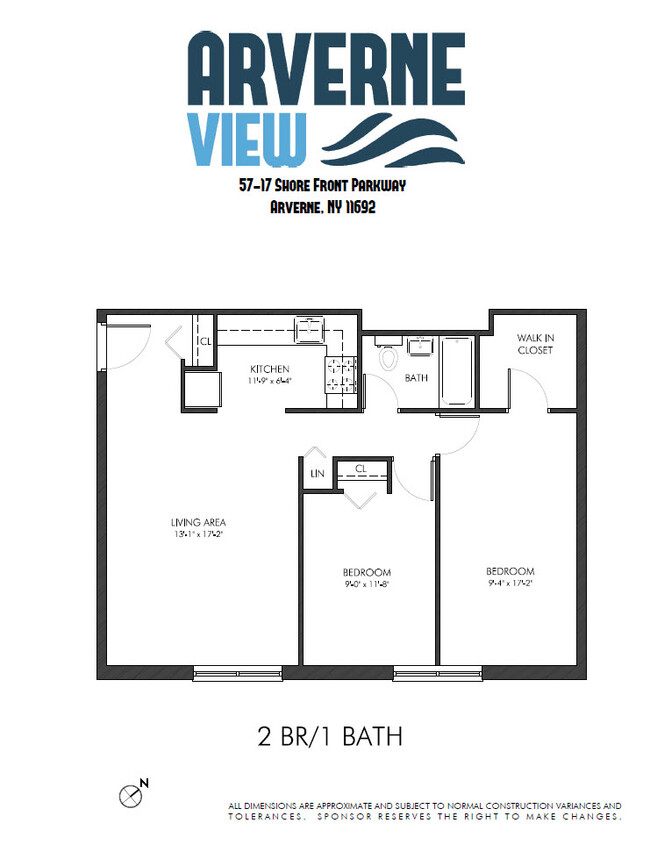 2 Bedroom Floorplan_v1 - Arverne View