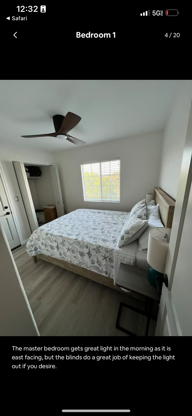 Queen bed - 4147 E 7th St